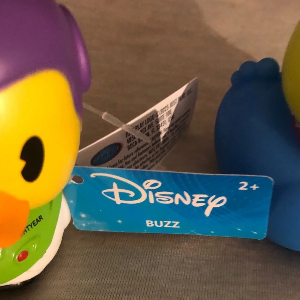 Disney Buzz Lightyear and Alien Rubber Duck Duo